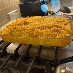 Delicious especially if you replace Gruyère with jalapeño jack cheese. Use 1/2 amount panko toppings for better result.