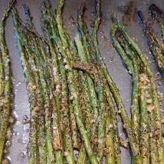 Delicious simple recipe! I did 13 min for the thinner asparagus.