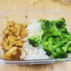 My first time cooking with tofu so I don't think I prepped it correctly and it fell apart - but still very tasty!