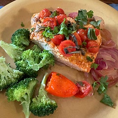 Did not use oregano- substituted fresh herbs from the garden, sage and rosemary.