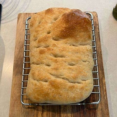 My wife and I really LOVED this bread! The next time I make it I think I’ll try instant yeast (I used Active Dry because it’s what I had), I’ll make sure my bread flour is in date (I didn’t even check ours this time), and I’ll proof it on the counter with the stove on (this time I sat it in the windowsill, but it’s chilly in our house).

Again, this is a simple recipe, and I’m pretty sure it will wow a crowd ;)