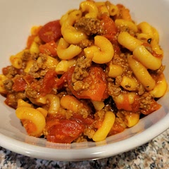 So easy, so delicious! Maybe not great for our humid New England summer night, but we ate it anyway!