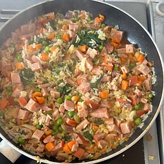 Was very yummy I changed the sausage to garlic one we like