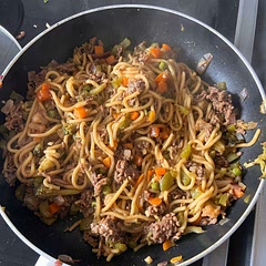 Left out the corn flour and added less water to it as didn’t want to have no flavour. I added extra veggies for us all and extra seasoning turned out good would go back to it again