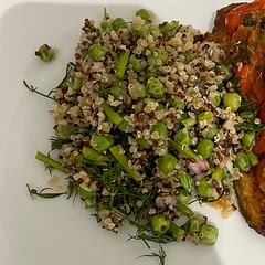 A very healthy and tasty way to make quinoa. Will definitely make this again!