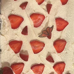 Make sure egg whites are stiff NOT a meringue texture, best to use a stand mixer.