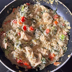 I loved this one the only thing I found when making it was their wasn’t enough sauce so I added water and chicken stock and more cream cheese we add rice to it to bulk it up a little