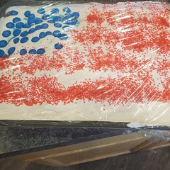 We made it look like a flag