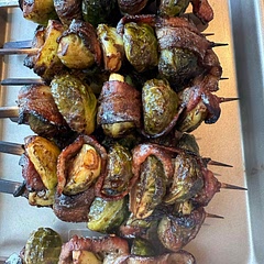 I substituted soy sauce for balsamic vinegar and added pressed garlic and onion powder. It was a hit!