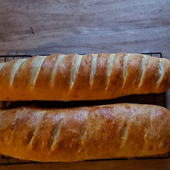 Used a mixture of all purpose flour and bread flour, came out amazing.  Thank you for the recipe.  