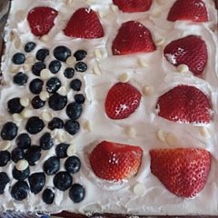 I loved this dessert.  I would crush up Graham crackers instead of leaving them whole. I Lso used cream cheese morsels on top.
