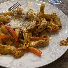 Slight addition of a shaving or 6 of Parmesan from cheese loving wife haha