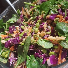 I made it with spinach instead of kale and it is amazing! Plus it's great meal prep! Definitely a go to recipe 