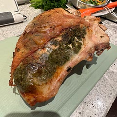 Herb butter was very nice 

In place of poultry seasoning I used a tsp of both
Sage leaf and herbs de Provence.