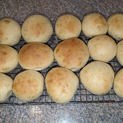 Added garlic powder Italian seasoning to the recipe as I was making these buns for plant based chicken parm sandwiches. 
