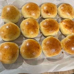 They aren’t like store bought burger rolls.  The texture was similar to a soft pretzel.  They were delicious!  I enjoyed it more than store bought!