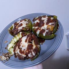 Added A1 on top and changed the cheese, it was amazing!! My BF is asking for it every week