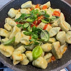 My first homemade gnocchi. It’s soooo yummy ♥️