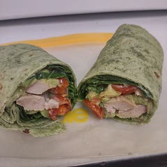 I used ranch salad dressing and low carb spinach wraps. 8/10