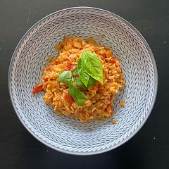 Such a good starter dish! Will definitely add more next time such as chick peas and spinach.