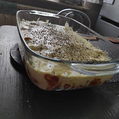 This dish was bland. It's okay for special occasion, but personally I don't recommend it.
I added more cheese :)