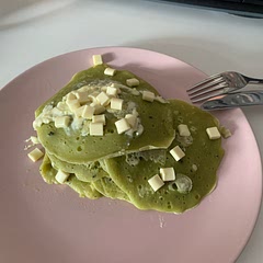 the only pancakes I'll be making from now on! 
yum :3
goes perfectly with white chocolate~