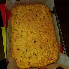 Tweaked it a bit today, but I love your coconut flour recipes. I used buttermilk instead of water, used minced garlic, and added chopped bacon. Awesome result.
