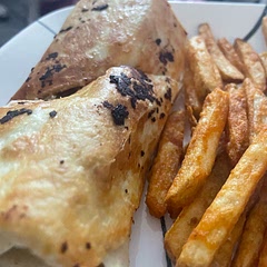 Toasted our wraps, but so good!