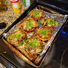 They turned our great! I topped it off with some Monterey Jack cheese because I ran out of mozzarella. They taste so good!