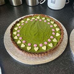left the pastry in for a bit too long but it was my first time making it so letting myself off🤞🏼