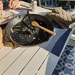 Sorry folks but it was so tasty family emptied the pan before I could take a picture...lol really delicious. Would add more milk next time. Pasta is soaking up sauce pretty good.