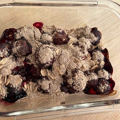 nice but the crumble didn’t cook??