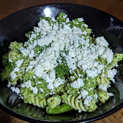 Lovely! Used a dash of mint sauce in place of dried mint, coconut milk in place of cream, blended the sauce and topped with a sprinkle of feta 😍 really tasty and healthy, quick and easy. 
