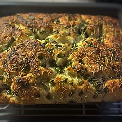 First time attempting focaccia 