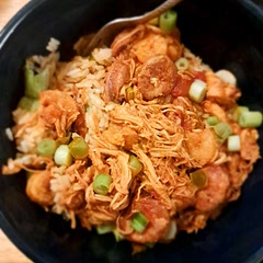 It's a little bit salty, but all in all, it's very tasty. I added shrimp to mine and topped it with green onions and sour cream. I wouldn't add the salt. The creole seasoning has salt in it.