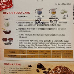 WINNER
Using cake mix: 
Coffee instead of water
Butter instead of oil
Extra egg
Ganache frosting: 
2 cups heavy cream
1 lb semisweet baking chocolate