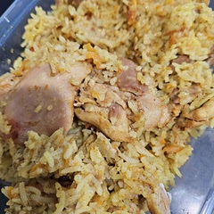 Great flavour. I ended using 1.2kgs of chicken and gave out too much water, so the majority of the rice ended up being overcooked. Tasted really good through. I'll adjust the amount of water next time.