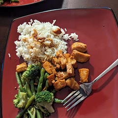 I swapped the pepper flakes for cayenne pepper (1 tsp) after reducing in the pan with the chicken, it was still a touch too spicy for the little ones

I loved it. But either cut the spicy half or move it all together if you're having kids