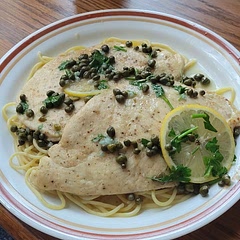 Probably could've browned the chicken more but I was hungry and in a rush. It was good. 
