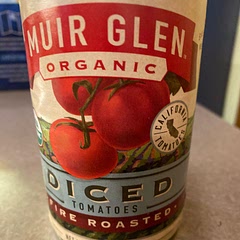 Recommend using Muir Glen fire roasted tomatoes.  Makes a lot of minestrone!  Big portions for the four of us.