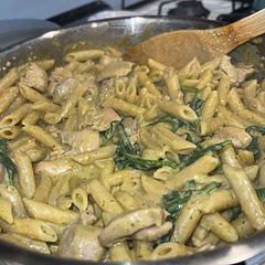 Really good! I would say maybe cook the penne pasta a little longer than 8 mins (maybe add 2 minutes to it) to get to al dente because it’s not submerged in the broth. But over all taste was great and the toddler loved it!