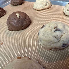 I added walnuts. I cooked them 10 minutes. They turned out soft and delish! Second time, I used half almond extract/half vanilla and added cacao powder to half. #delish