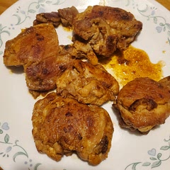 Yum. Definitely had to cook for way longer then the recipe suggested to cook it through to a safe temperature. But overall, the recipe was easy and the chicken turned out delicious. It just takes a while.
