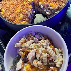 i loved this casserole! i added a few extra seasonings and altered the soup choice but overall the recipe was very good!

seasoning added: onion powder, minced garlic, and tony chacheres creole seasoning

soup choice: cream of mushroom with garlic
