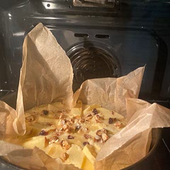It’s amazing, my family loved it. It’s so soft. The flavours melt in your mouth! I added chopped nuts, some raisins and dried cranberries. Before I put it in the oven, I sprinkled some sugar. Trust me, it’s delectable. It made the cake taste even better. 10/10. Definitely try adding what I added if you can. 🍎🥧 🍰