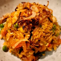 I would put less lemon/lime and zest and add more soya sauce. I also put less rice and more veg for a lower GL