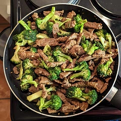 Didn't use anything sesame as I didn't have it, and still got "delicious" remarks at the dinner table 😁