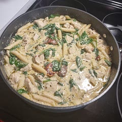 Rather simple, I added a little extra broth because of how much meat I added. Will be adding this to future meal rotations. 