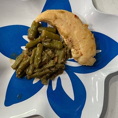 Didn’t have chicken stock so I used cooking wine. Came out great!
