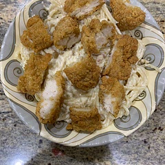 I used air fryer chicken instead and it was was yummy